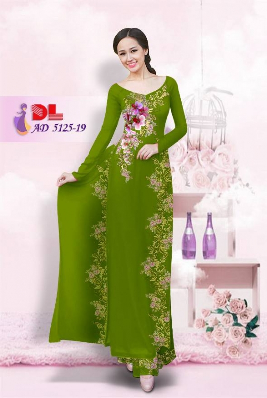 Vải áo dài hoa văn chạy dọc Vải áo dài hoa văn chạy dọc