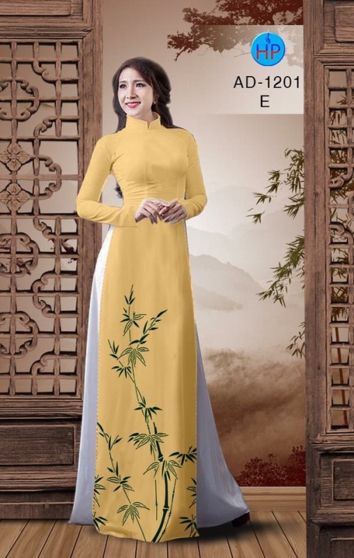 Vải áo dài cành trúc