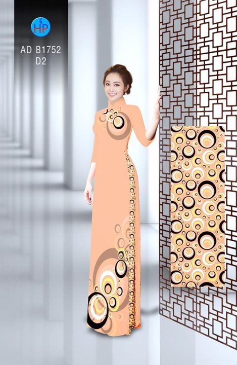 Vải áo dài lập thể tròn