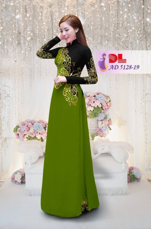 Vải áo dài hoa văn đẹp Vải áo dài hoa văn đẹp