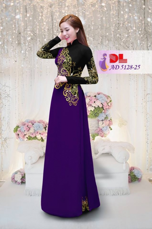Vải áo dài hoa văn đẹp Vải áo dài hoa văn đẹp
