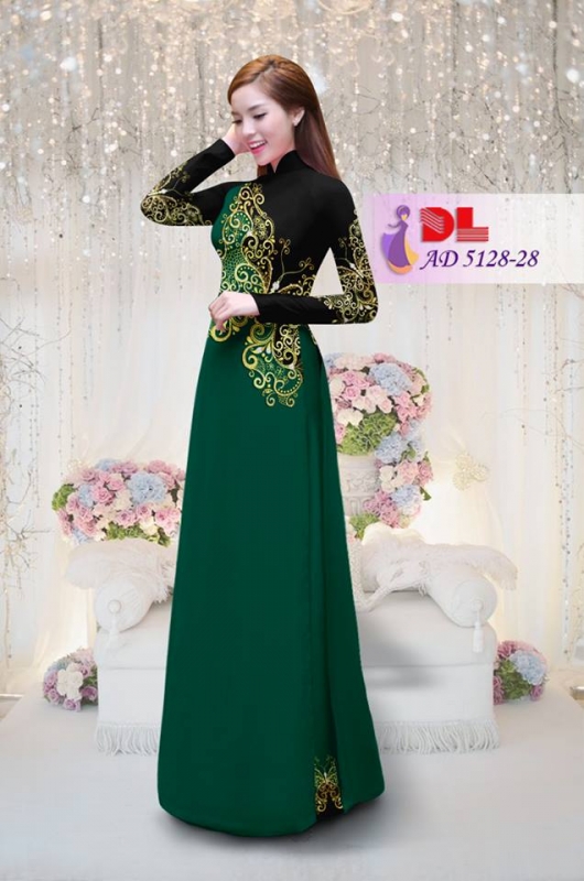 Vải áo dài hoa văn đẹp Vải áo dài hoa văn đẹp