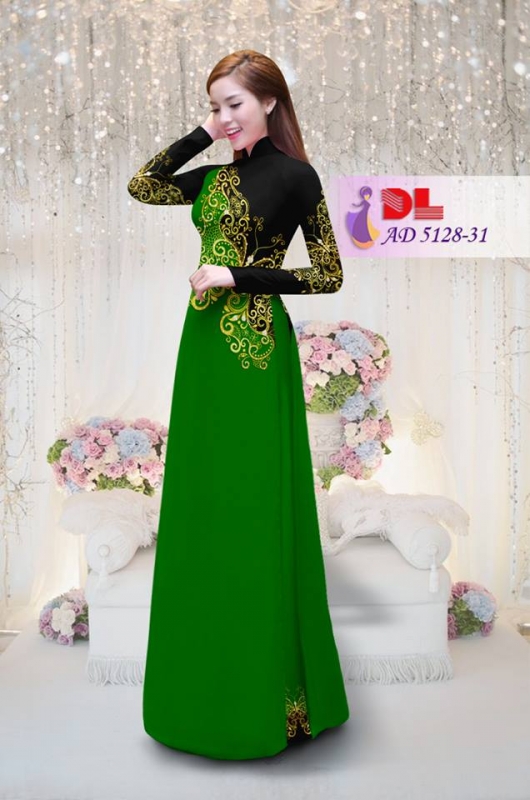 Vải áo dài hoa văn đẹp Vải áo dài hoa văn đẹp