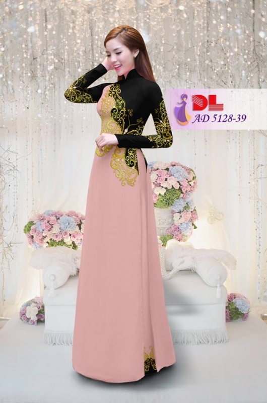 Vải áo dài hoa văn đẹp Vải áo dài hoa văn đẹp