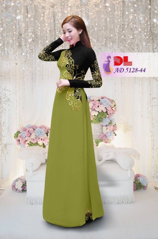 Vải áo dài hoa văn đẹp Vải áo dài hoa văn đẹp