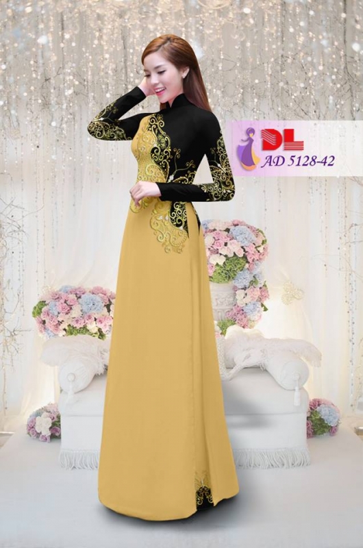 Vải áo dài hoa văn đẹp Vải áo dài hoa văn đẹp