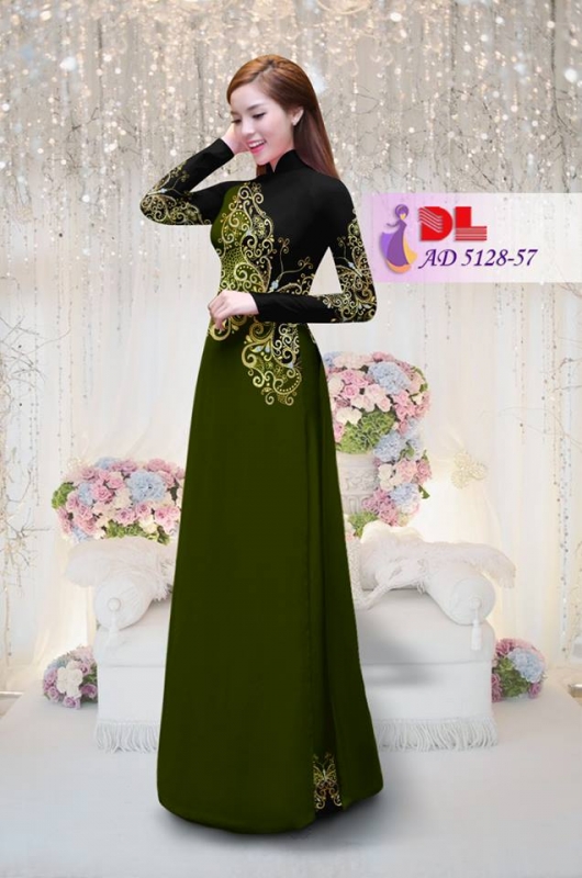 Vải áo dài hoa văn đẹp Vải áo dài hoa văn đẹp