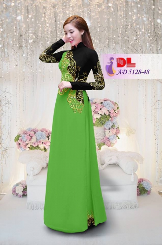 Vải áo dài hoa văn đẹp Vải áo dài hoa văn đẹp