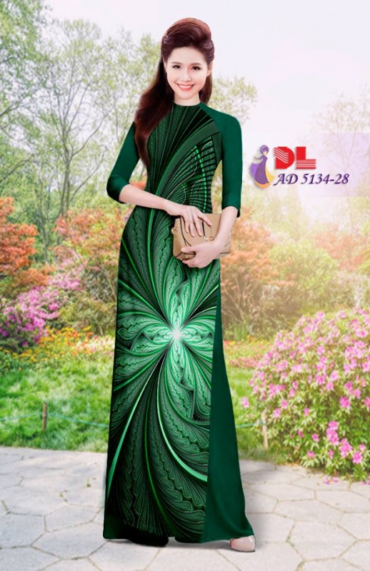 Vải áo dài lập thể