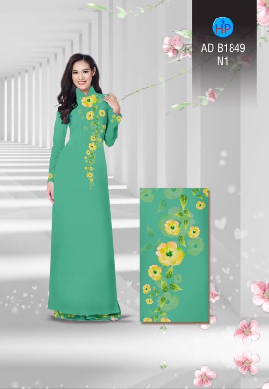 Vải áo dài hoa dây