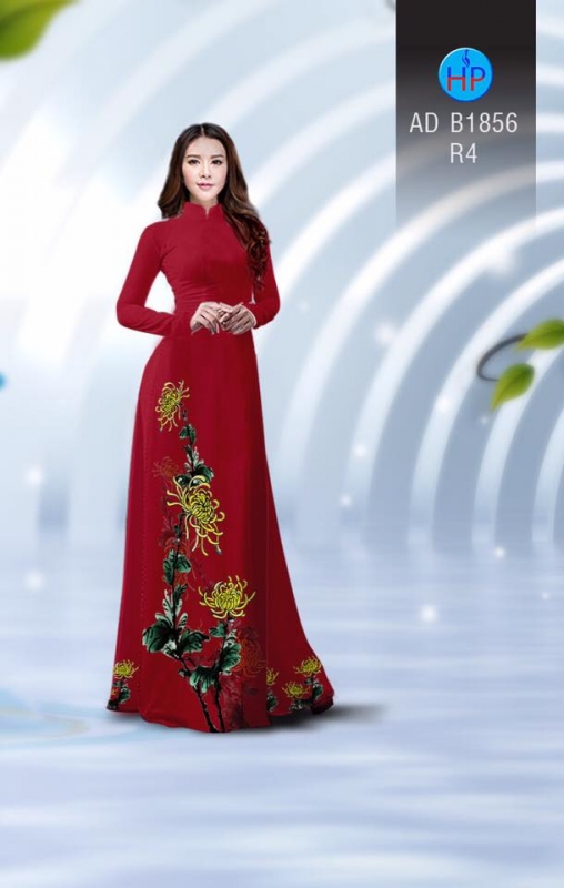 Vải áo dài hoa cúc Vải áo dài hoa cúc