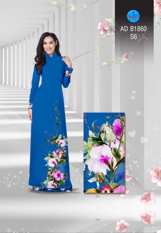 Vải áo dài hoa dây Vải áo dài hoa dây