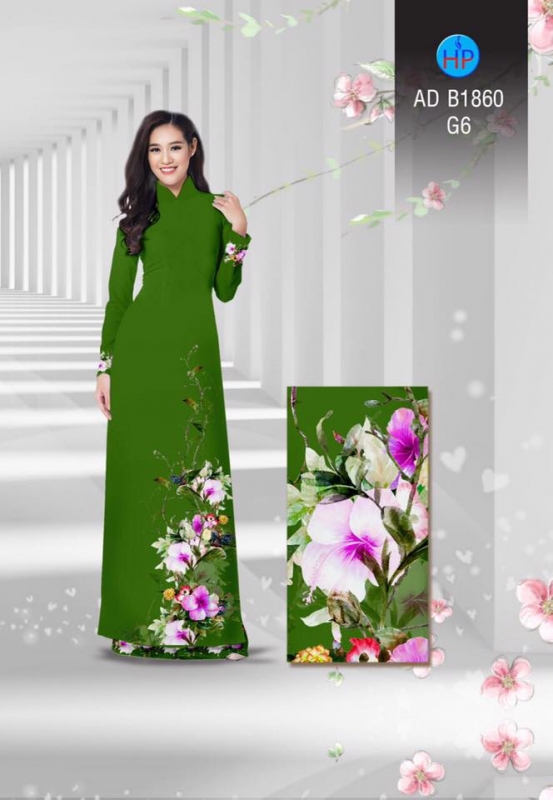 Vải áo dài hoa dây Vải áo dài hoa dây