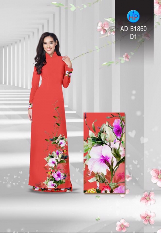 Vải áo dài hoa dây Vải áo dài hoa dây