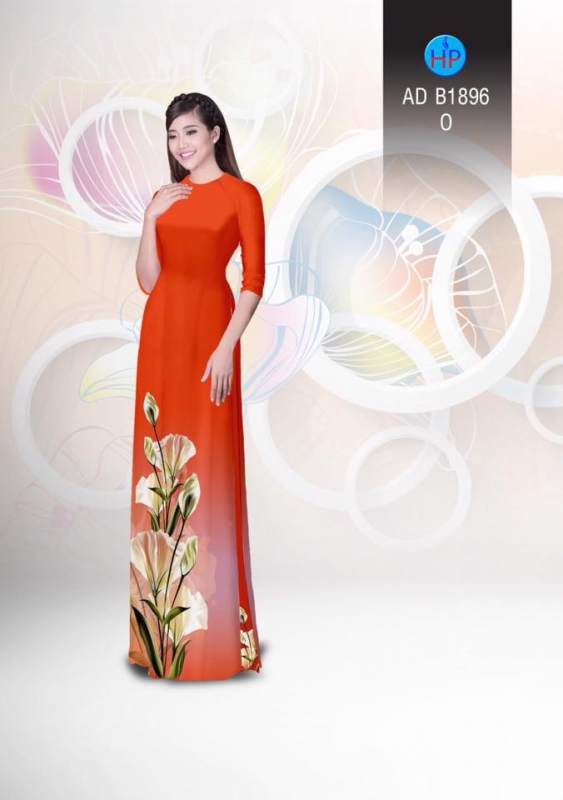 Vải áo dài hoa Cát Tường