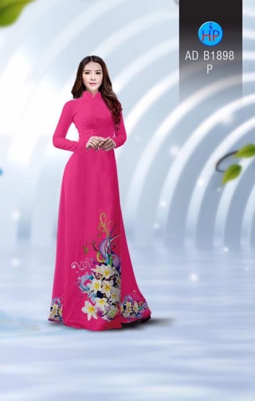 Vải áo dài hoa Sứ