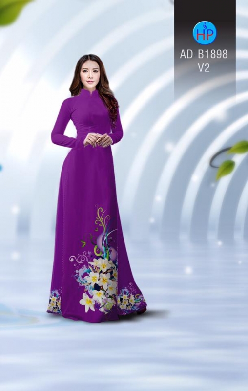 Vải áo dài hoa Sứ