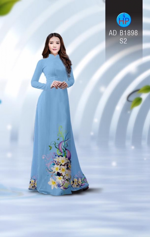 Vải áo dài hoa Sứ