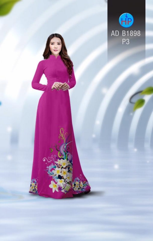 Vải áo dài hoa Sứ