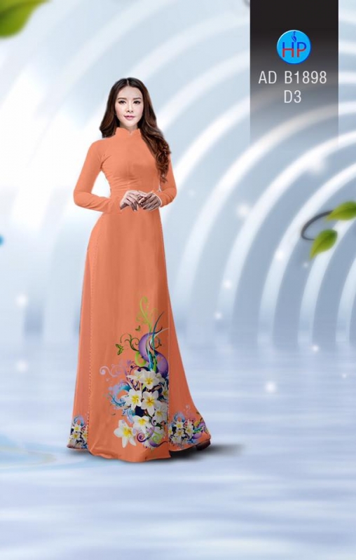 Vải áo dài hoa Sứ