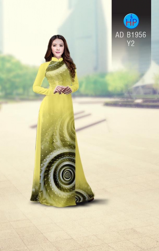 Vải áo dài hoa lập thể