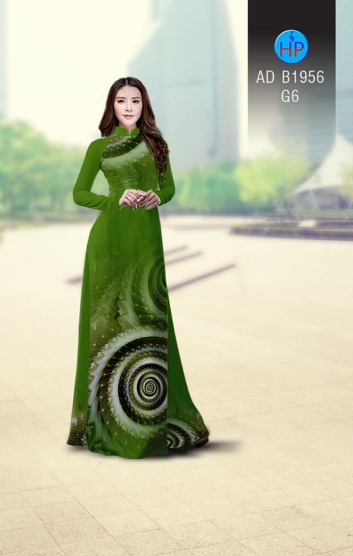 Vải áo dài hoa lập thể