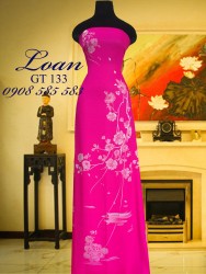 Vải áo dài Gấm thêu Thái Tuấn