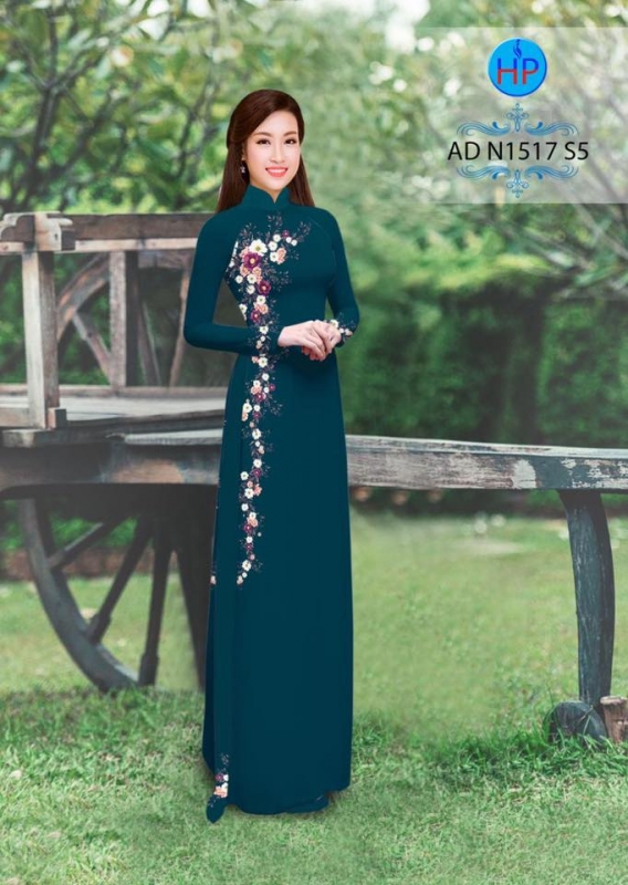 Vải áo dài hoa dây Vải áo dài hoa dây