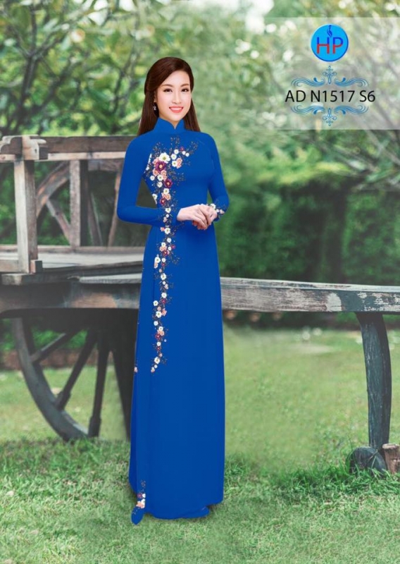Vải áo dài hoa dây Vải áo dài hoa dây