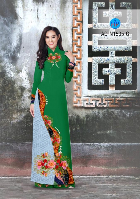 Vải áo dài hoa văn chạy dọc Vải áo dài hoa văn chạy dọc