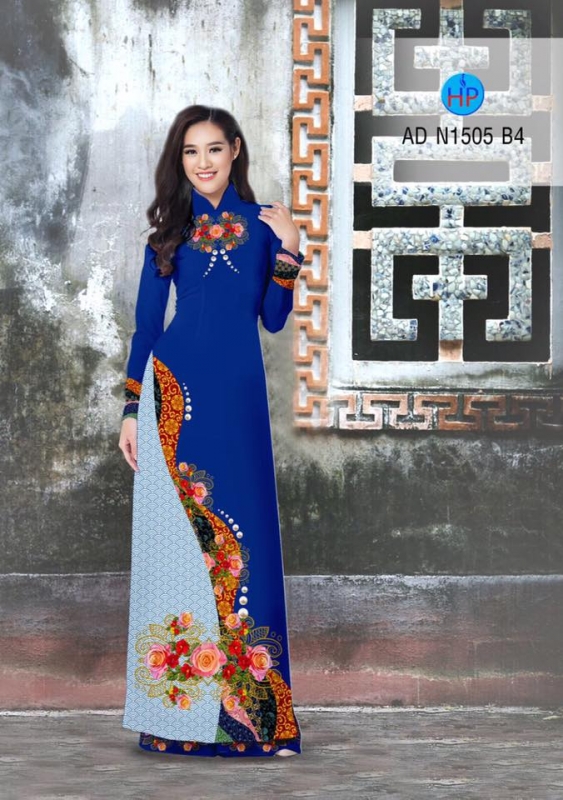 Vải áo dài hoa văn chạy dọc Vải áo dài hoa văn chạy dọc