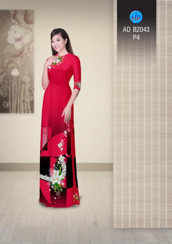Vải áo dài lập thể Vải áo dài lập thể