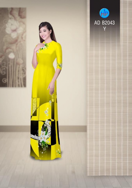 Vải áo dài lập thể Vải áo dài lập thể