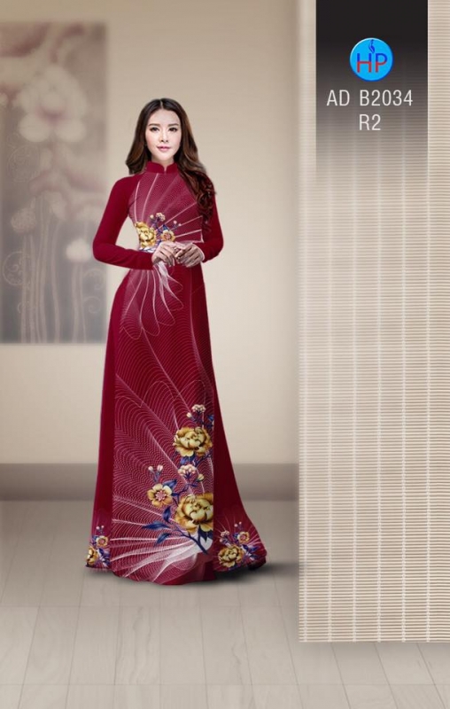 Vải áo dài hoa eo