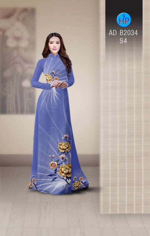 Vải áo dài hoa eo