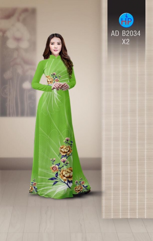Vải áo dài hoa eo