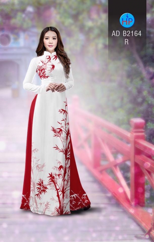 Vải áo dài cành trúc