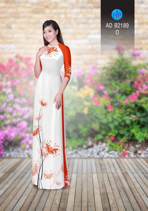 Vải áo dài hoa dây