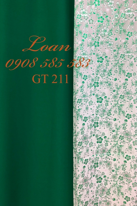 Vải áo dài Gấm thêu Thái Tuấn