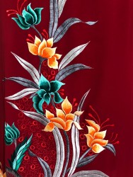Vải áo dài thêu hoa