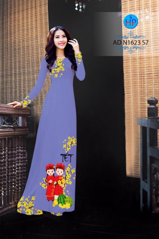 Vải áo dài pháo tết