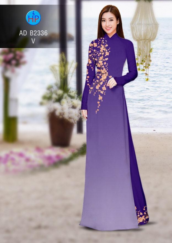 Vải áo dài cành Đào