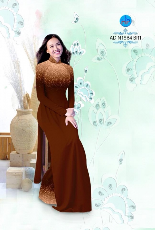 Vải áo dài hình cát nhuyễn