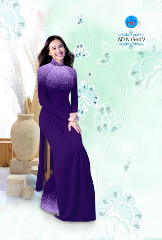 Vải áo dài hình cát nhuyễn