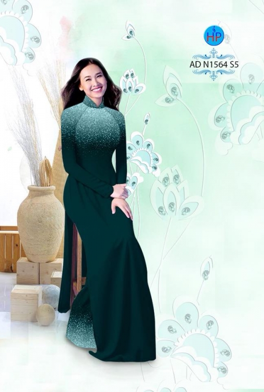 Vải áo dài hình cát nhuyễn