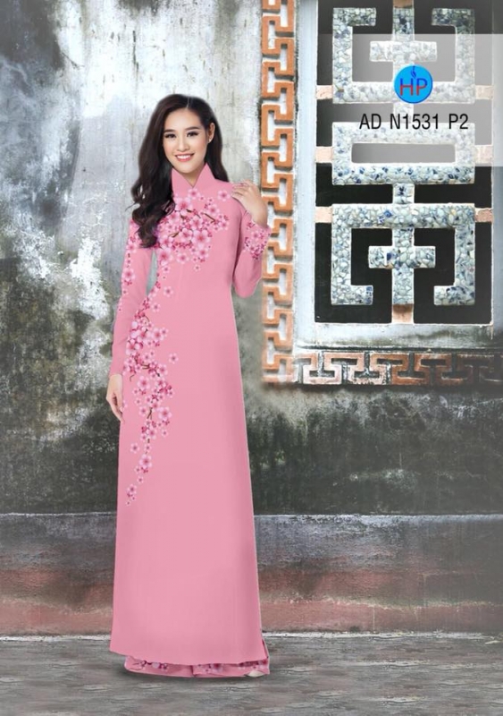 Vải áo dài hoa dây Vải áo dài hoa dây