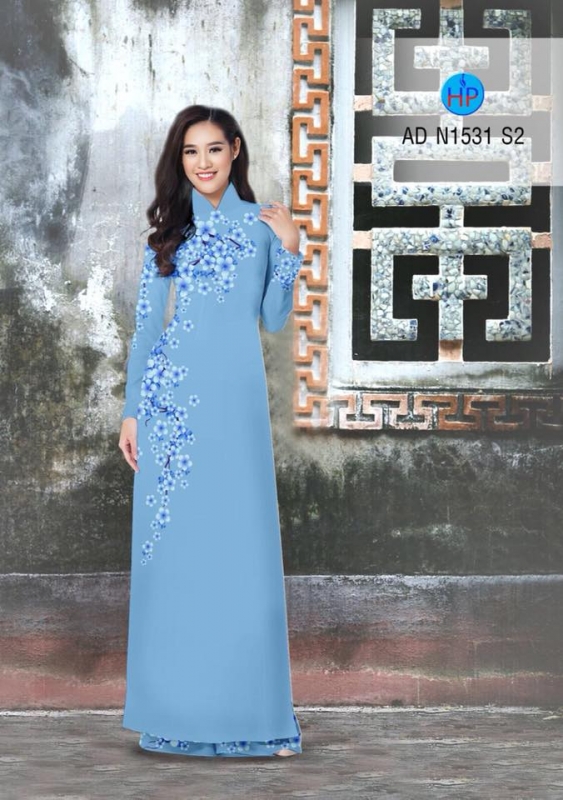 Vải áo dài hoa dây Vải áo dài hoa dây