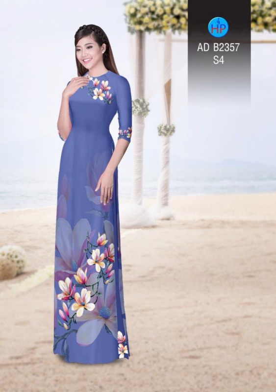 Vải áo dài hoa Sứ