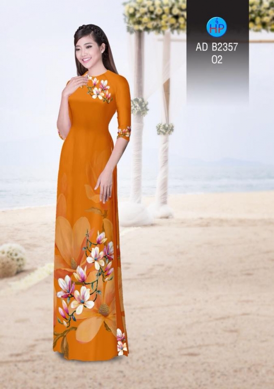 Vải áo dài hoa Sứ