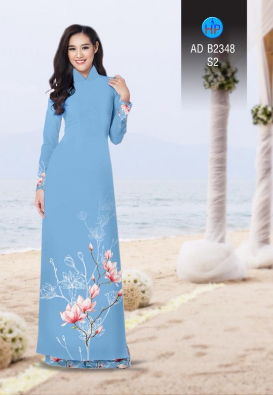 Vải áo dài hoa Sứ